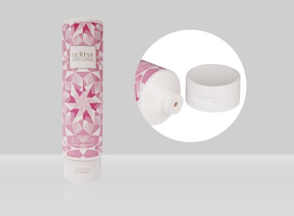 PCR PE Custom Cosmetic Tubes D55mm 150-400ml Empty Cosmetic Squeeze Plastic Body