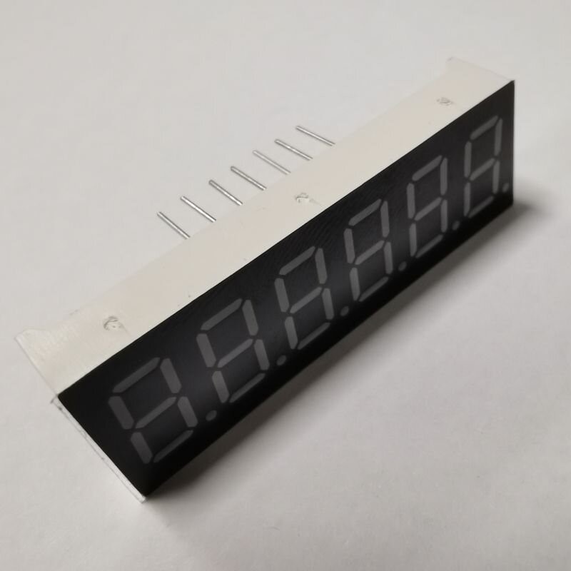 High bright Red 7 Segment LED Display 6 Digit 9.2mm Common Cathode for Digital Countdown Timer