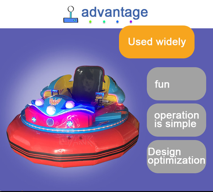 360 Degree Rotation Inflatable Bumper Cars Kids Game Machine Coin Operated