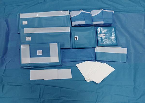 Hip Procedure Pack SMS Fabric Sterile Green Surgical pack Essential Lamination
