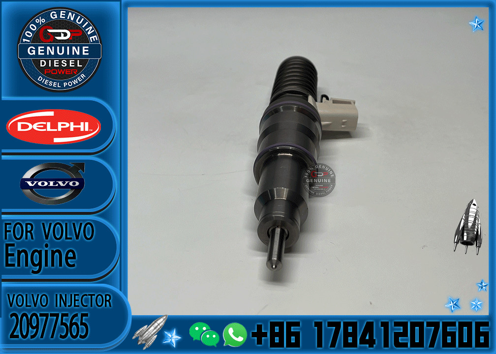 Common Rail Injector 20582430 20977565 21244717 Injector For Volvo D13 Diesel Fuel Injector 20582430 BEBE4F01001 BEBE4F01101