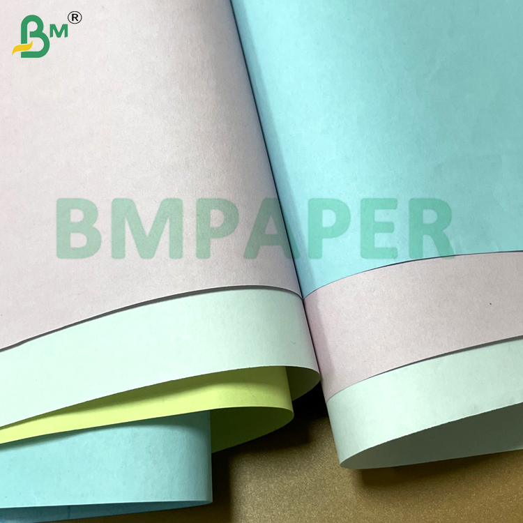 50-75gsm Colored Carbonless Paper CB / CF / CFB A2  650x910mm & Letter Size for Receipt & Form Printing