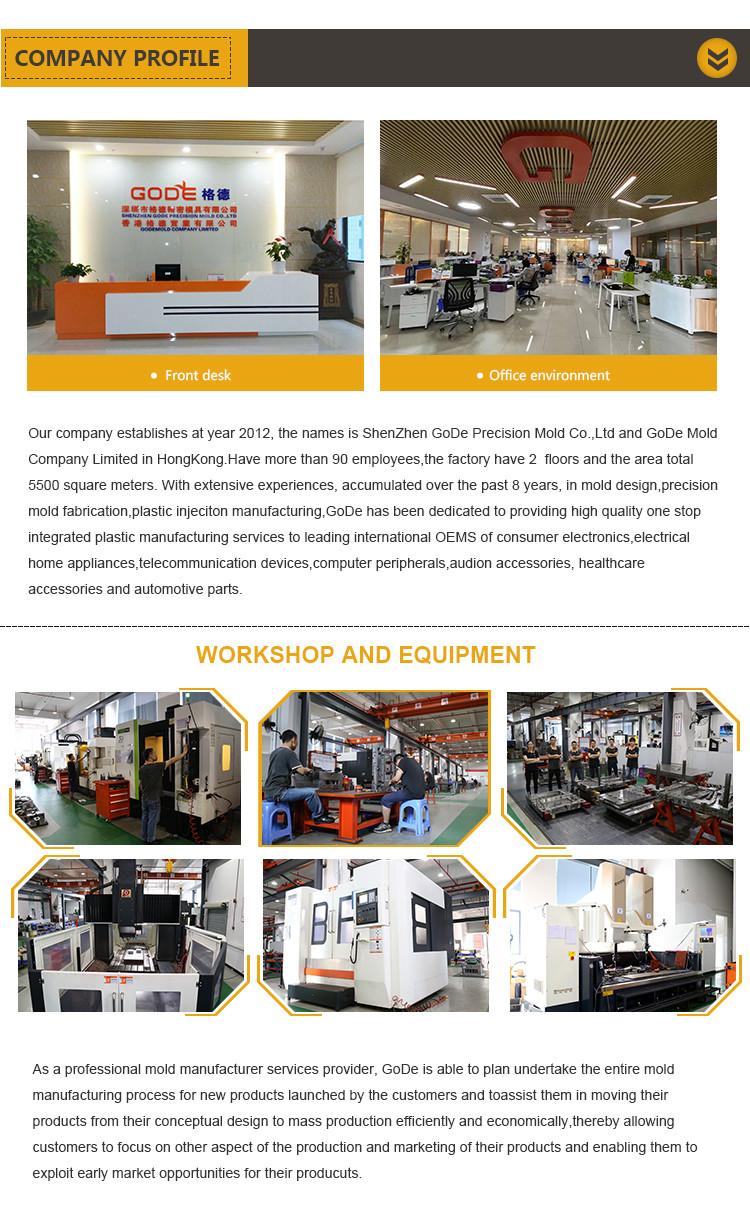 H13 P12 PP PA ABS Injection Molding 50-500K Shots