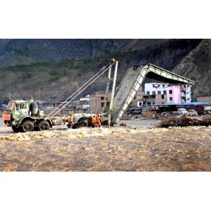 Wheeled Load 13t Fast Erection Modular Emergency Bridge Equipment