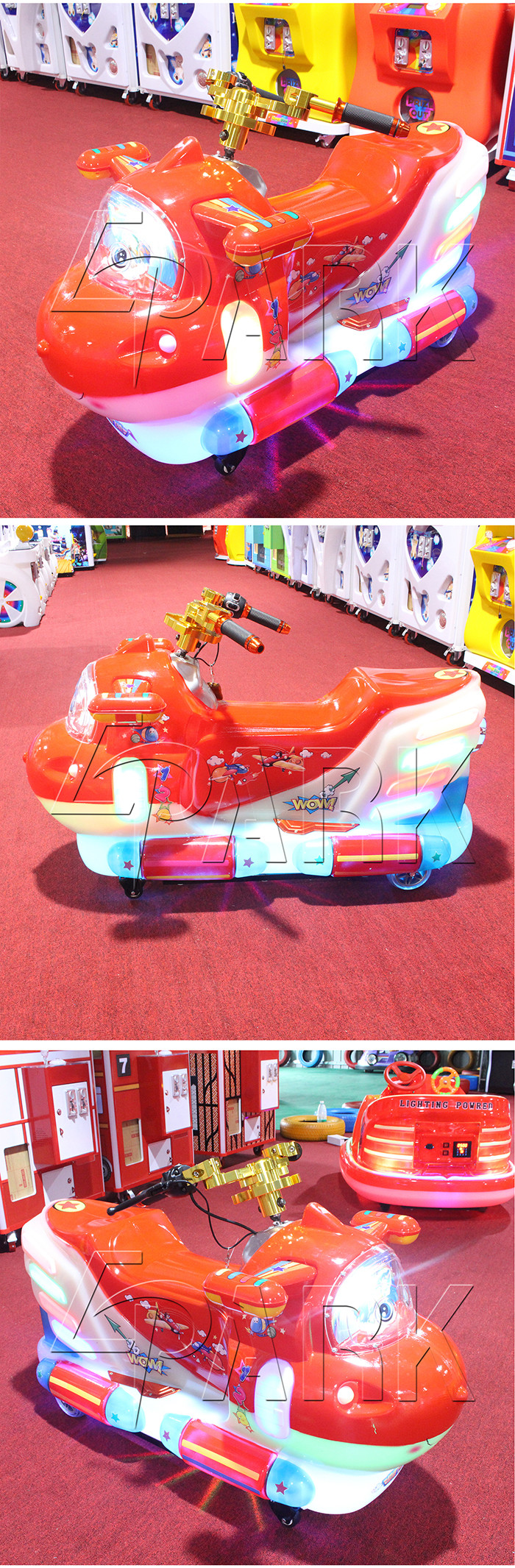 Remote Control Coin Op Kiddie Rides Motorbike / 50W Coin Operated Motorcycle