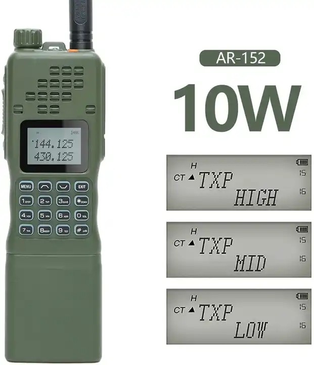 Two Way 10W Radio Walkie Talkie Baofeng AR-152 Waterproof Durable