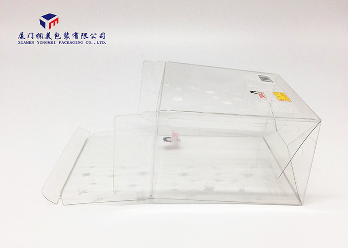 Rigid Clear PET Plastic Boxes Automatic - Lock Bottom Design Customized Printing