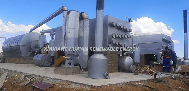Green Technology Waste Tyre Pyrolysis Plant Mini Pyrolysis Plant Refinery To Oil