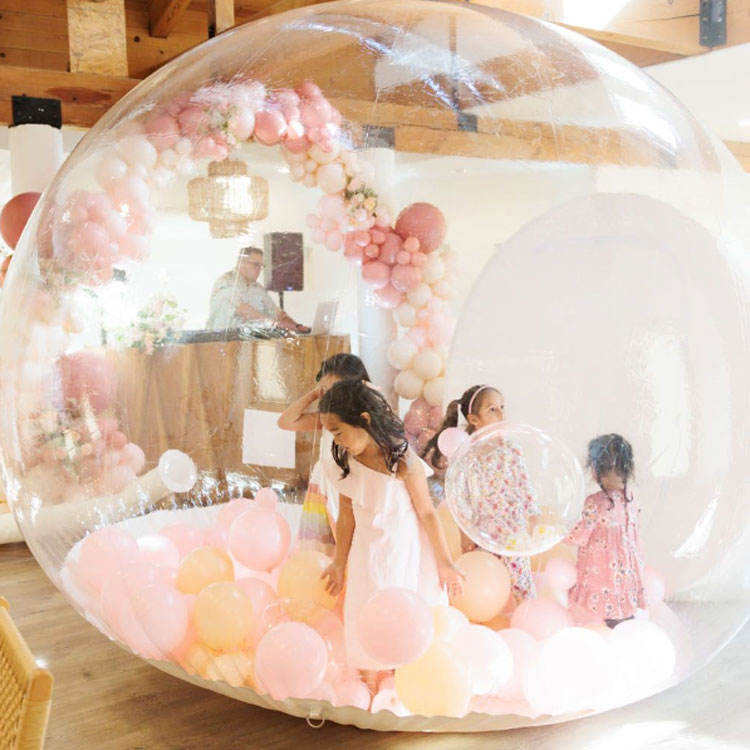 Clear Inflatable Bubble Balloon House For Party Kids Fun House