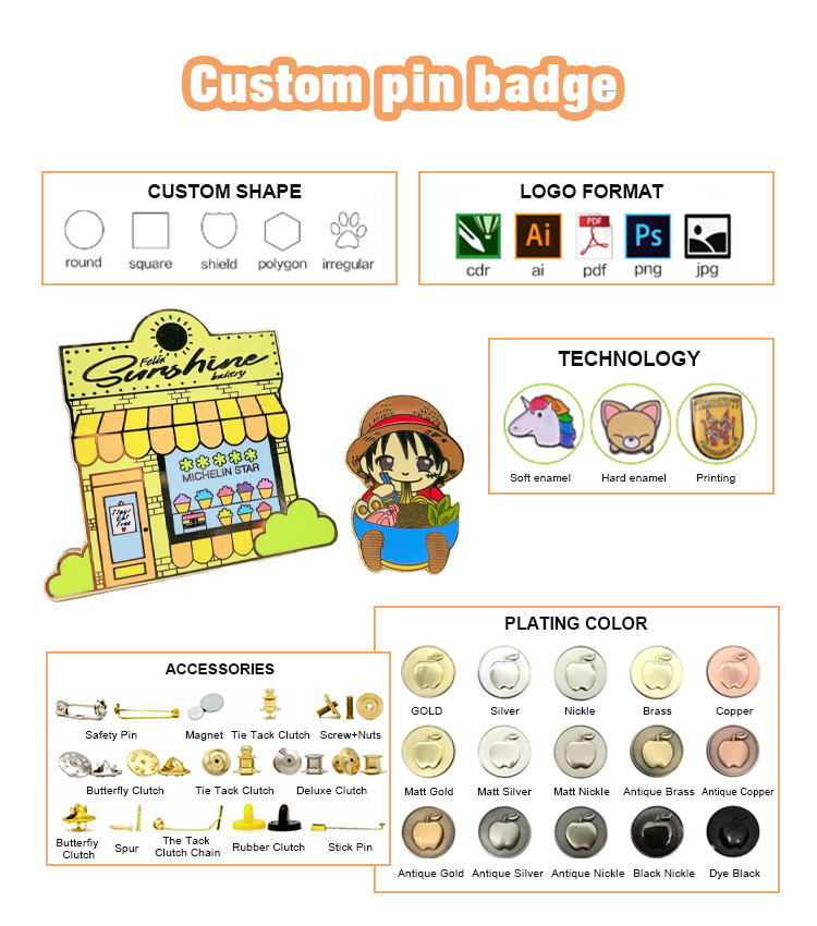 Custom Lapel Pins and Customizable for Your School or University
