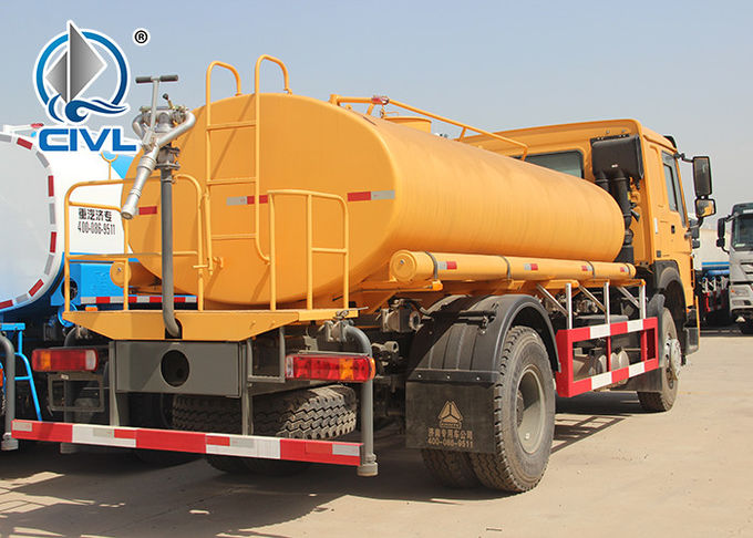 4x2 Sinotruk HOWO Water Sprinkler Truck Liquid Tanker Truck 10CBM With 360 Degrees Rotation