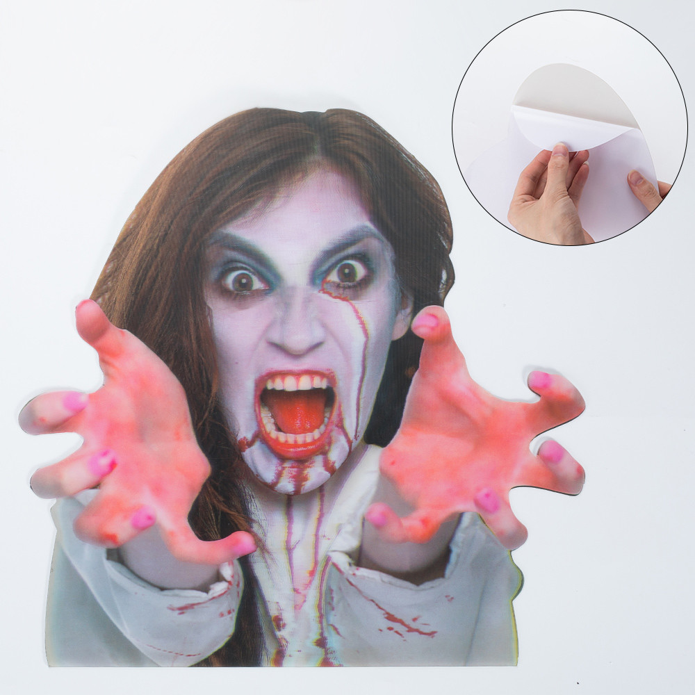 Custom New Motion Stickers Animation Sports Waterproof 3d Lenticular Anime Car Stickers For Decoration