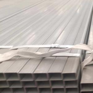  Tube Structure Square Galvanized Rectangular Pipe With Cold Rolled Technology Manufactures