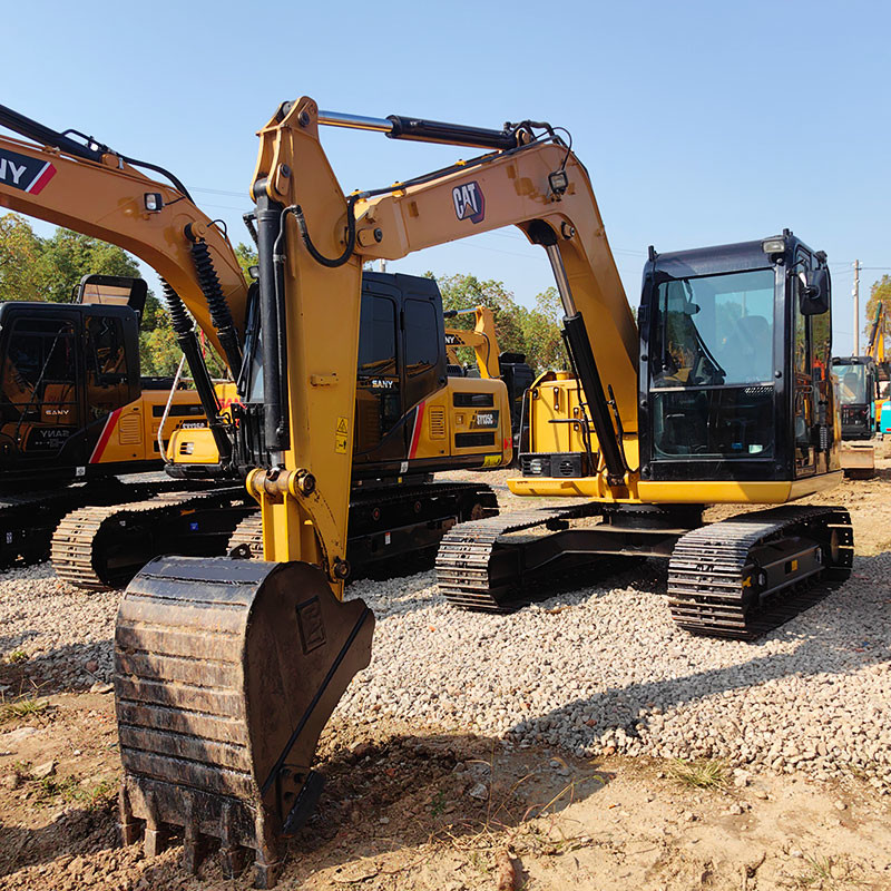Used Caterpillar 307E2 hydraulic Excavator 42kw Rated Power 0.3m³ Bucket Capacity