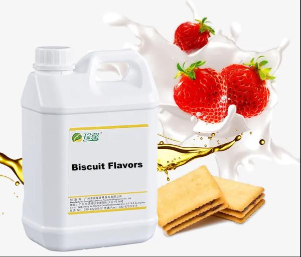 Food Grade Bakery Flavors Strawberry Milk Biscuits Flavours For Producing