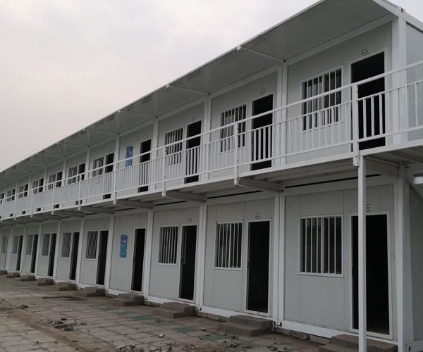 20ft 40ft Sandwich Panel Prefab Container Home Worker Living Expandable