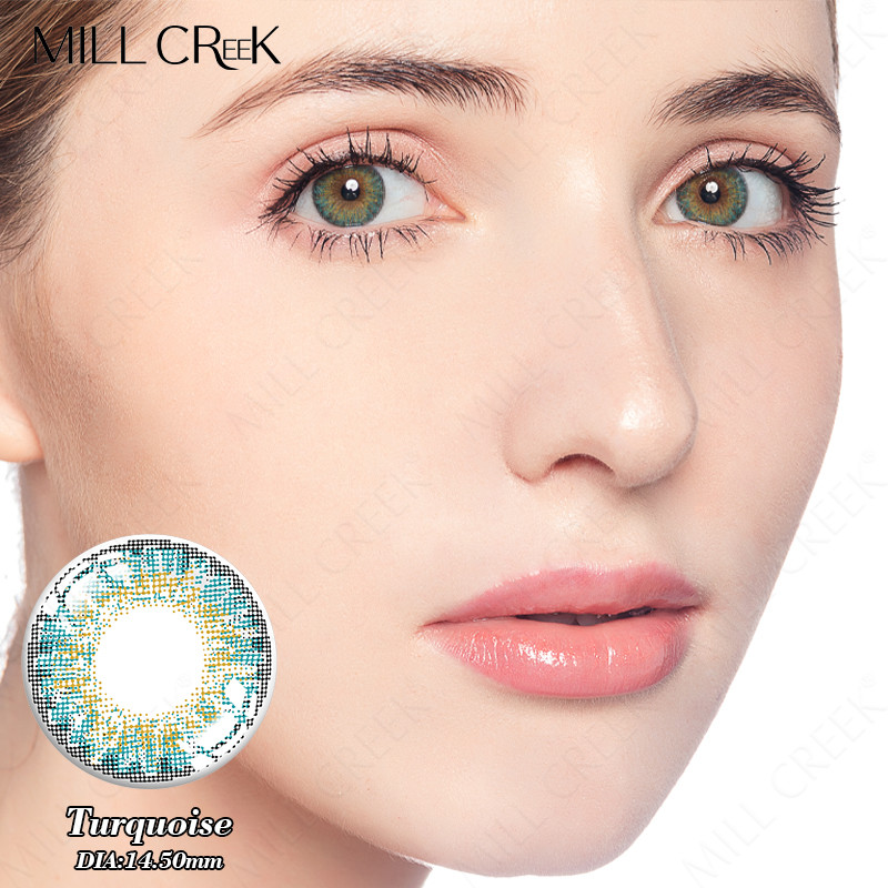 KSSEYE Comfortable Prescribed Color Contact Lenses For Graduated Eyes