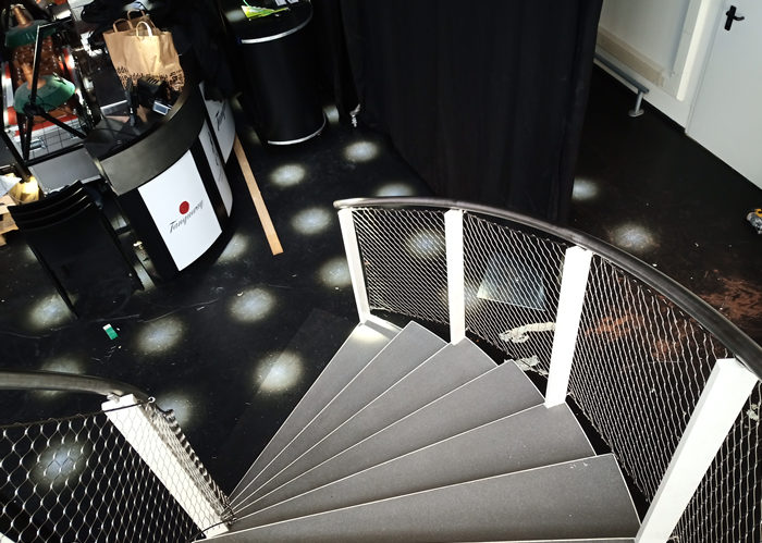X-tend stainless steel railing infill mesh