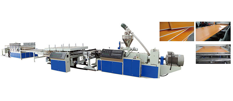 ABB Inverter PVC Ceiling Panel Extrusion Machine New PVC Sheet Extrusion Line