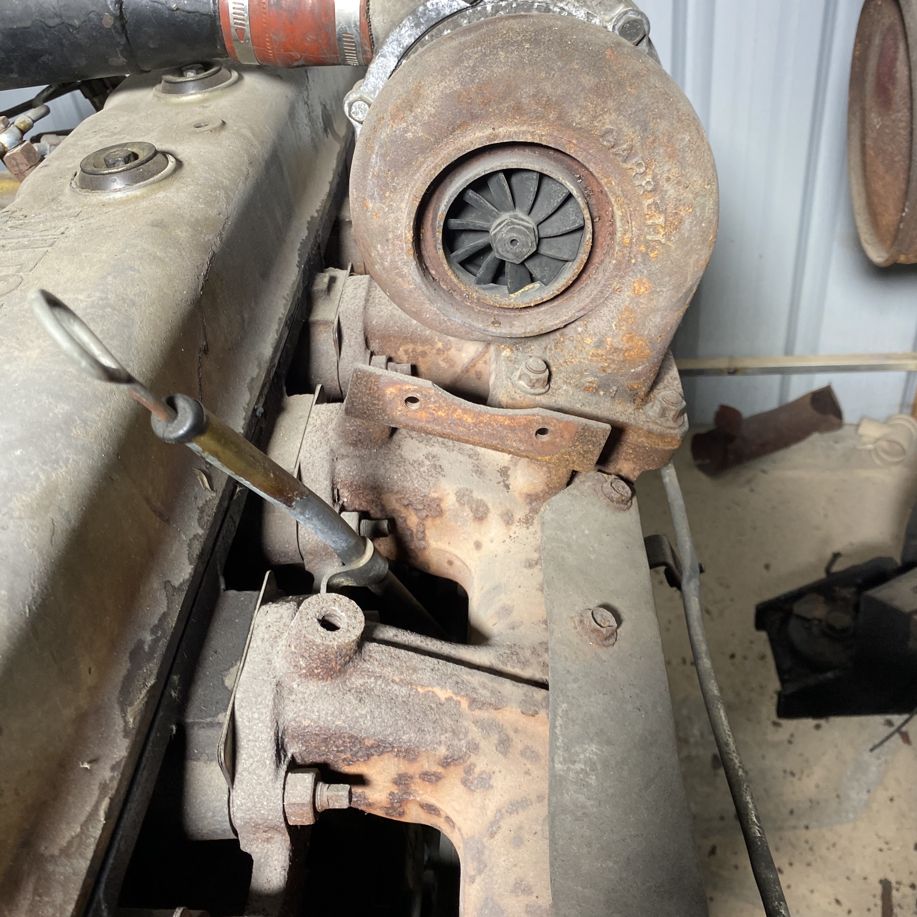 Used 6D16TL-2 Mitsubishi Engine Assembly 240KG Diesel Powered