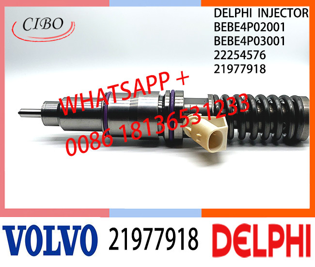 Fuel engine Diesel Injector 21977918 BEBE4P02001 BEBE4P03001 22254576 E3.27 for VOL MD13 EURO 6