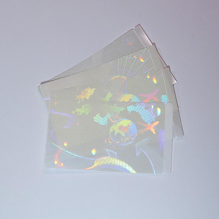 Custom Shapes ID Die Cut Transparent Hologram Stickers , Tamper Proof Hologram Stickers
