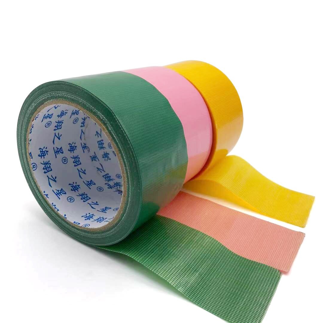 Colored Reinforced Cloth Duct Tape Flexible Anti Abrasion For Home Decoration