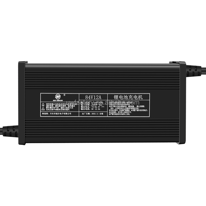 E-forklifts 60V 10A 60V 20A 72V 20 Aluminum Shell Digital Display Lithium Battery Charger Adjustable Current Speed Full Charge and Power Off
