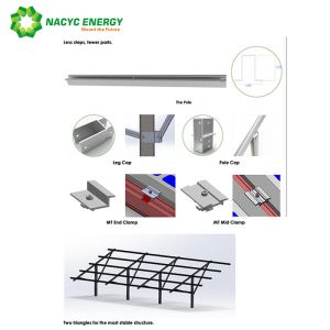 Cheap Price Easy Installation Solar Panel Power Single Pole Mounting Bracket PV