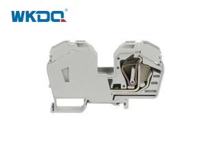  285-635 Red Copper Two Conductor Spring Clamp Terminal Block Installation Side And Center Marking Manufactures