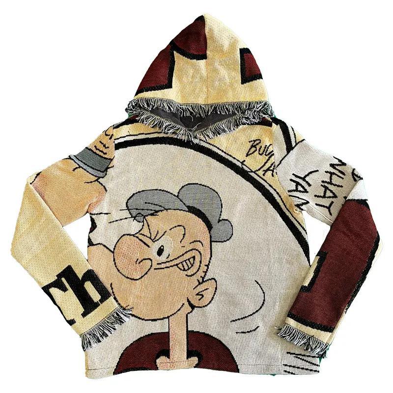 2023 Custom Hoodie Fashion Autumn Waterproof Zipper Cotton Fabric Hoodie