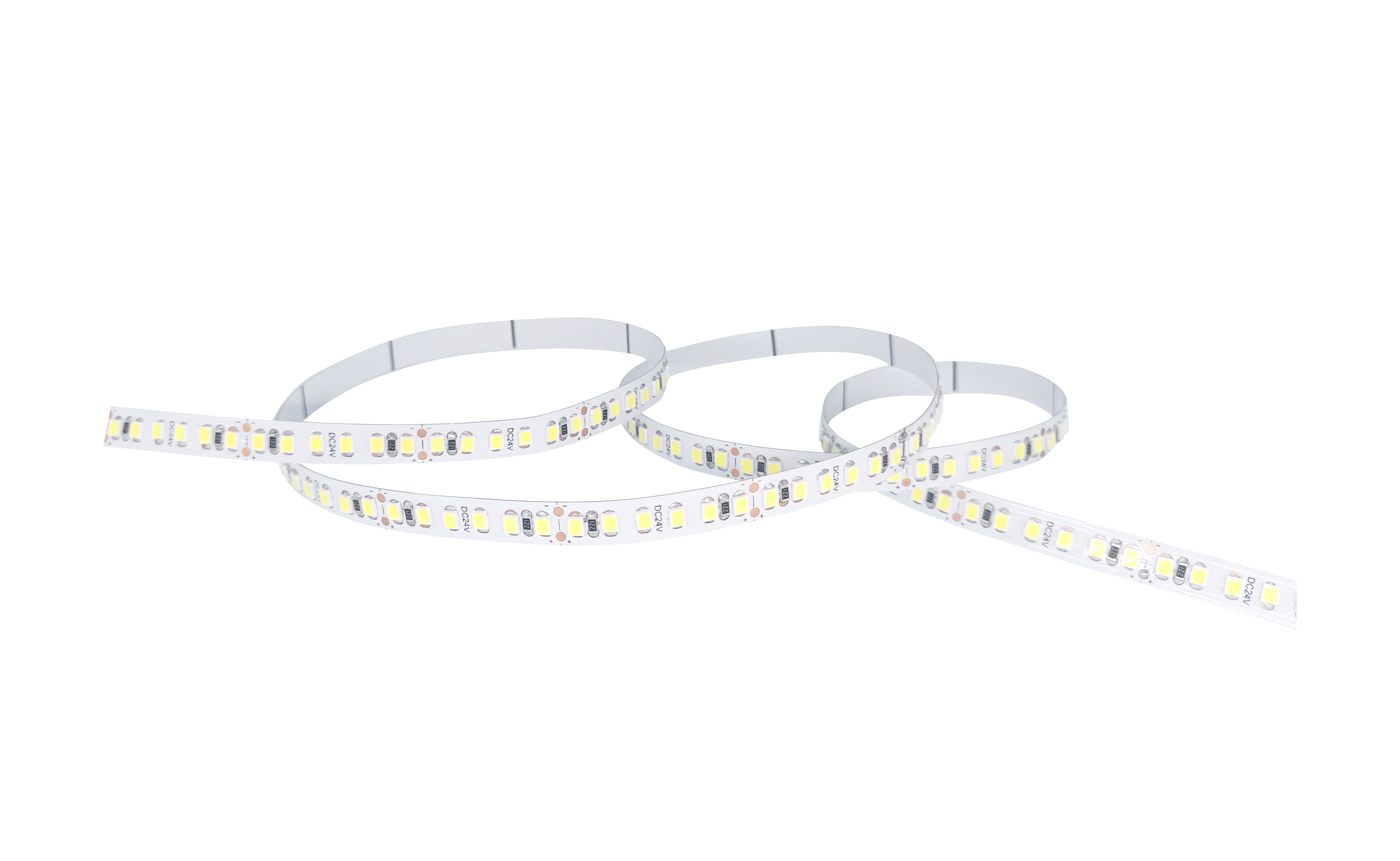 Low Voltage 12V 24V 2835 LED Strip Light Ultra Narrow Plate Width 5mm 120 Lamp