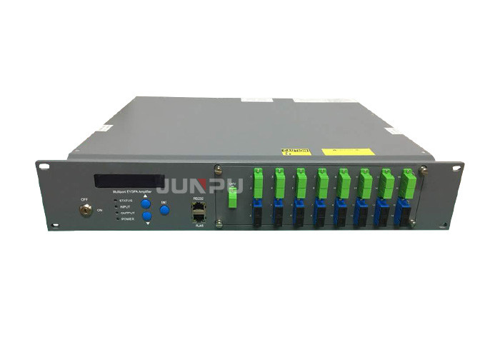 Fiber Optical Amplifier 16 Ports 1550nm Wdm Edfa PON Each 16dbm Output