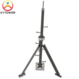 5G Cell Signal Single Pipe Telecommunication Rooftop Pole