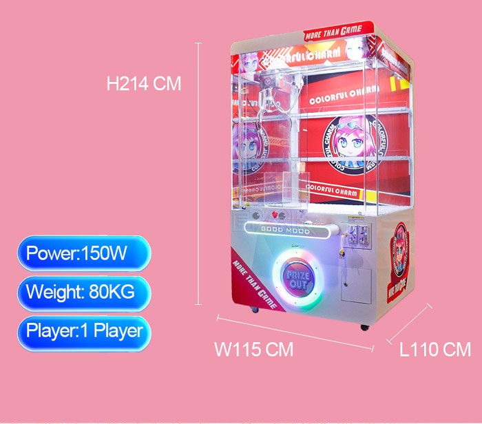 Super Doll Gift Game Vending Machine With Anti Theft System