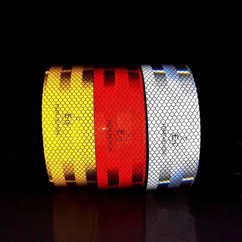2 Inch Self Adhesive Safety Radium Roll ECE Retro Reflective Tape For Vehicles