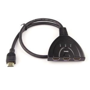  HDCP1.0 HDMI1.3b 3x1 HDMI Switch Box With Pigtal Manufactures