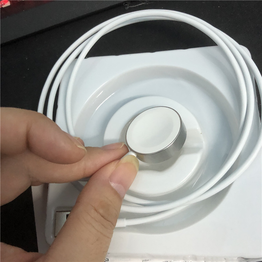 1m Wireless Qi Magnetic Charger Cable white ABS For Watch 1 2 3 4 5 6