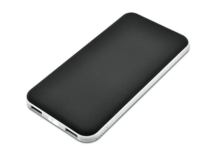 Polymer Plastic Power Bank 10000 Milliampere Battery Capacity With Double Usb Ports