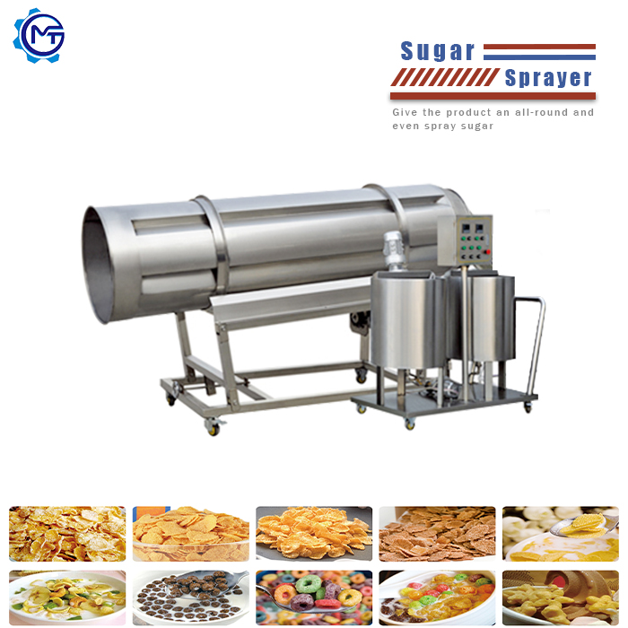 Automatic Extrusion Pressing Corn Flakes Machine Production Line