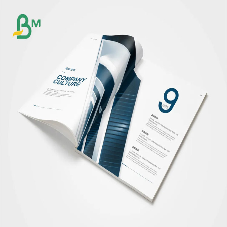 One Side Coated Glossy 100% Virgin Wood Plup Ivory Paper for Brochure