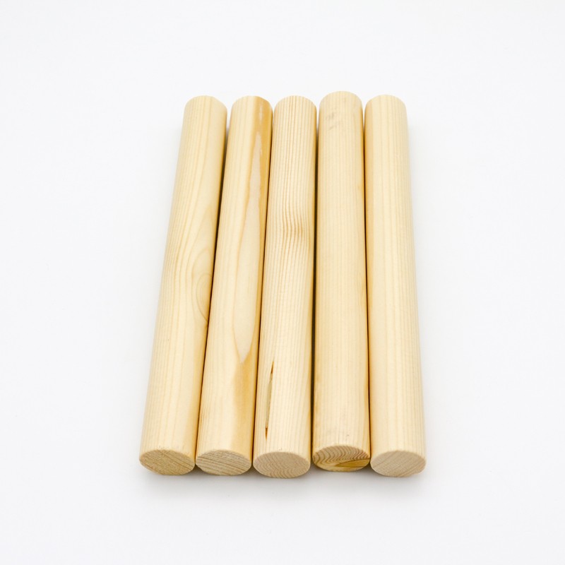 Pine Wood Cudgel Board For Product Accessories | Cylindrical Stick