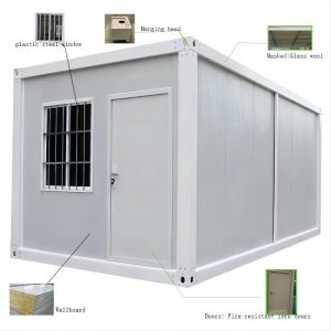 Steel Structure Frame Welded Office Simple Assembly Detachable Fast Prefab