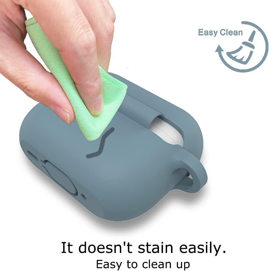 Odorless Nontoxic Silicone Airpods Case , Shock Absorbing Silicone Earphone Pouch