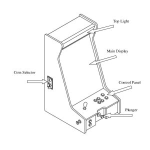 24 Inch Mini Pinball Machine With 160 Games With Coin Function Suitable For