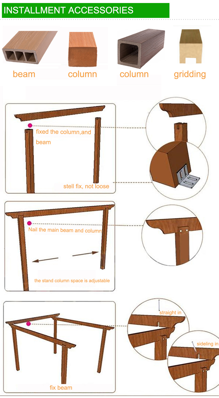 Waterproof PVC Garden Arches and Arbors for Balcony Rest or Planting Grape or Flower