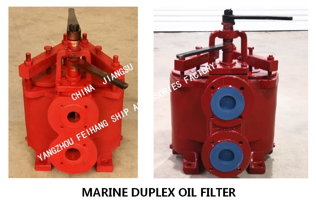 DUPLEX CRUDE OIL FILTER FOR FUEL OIL SEPARATOR EXPORT MODEL:FH-40A F7224