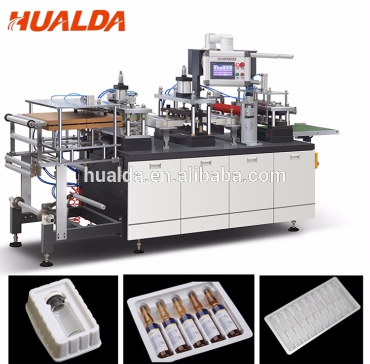 PVC plastic Cosmetic packaging empty eye shadow palette tray making machine