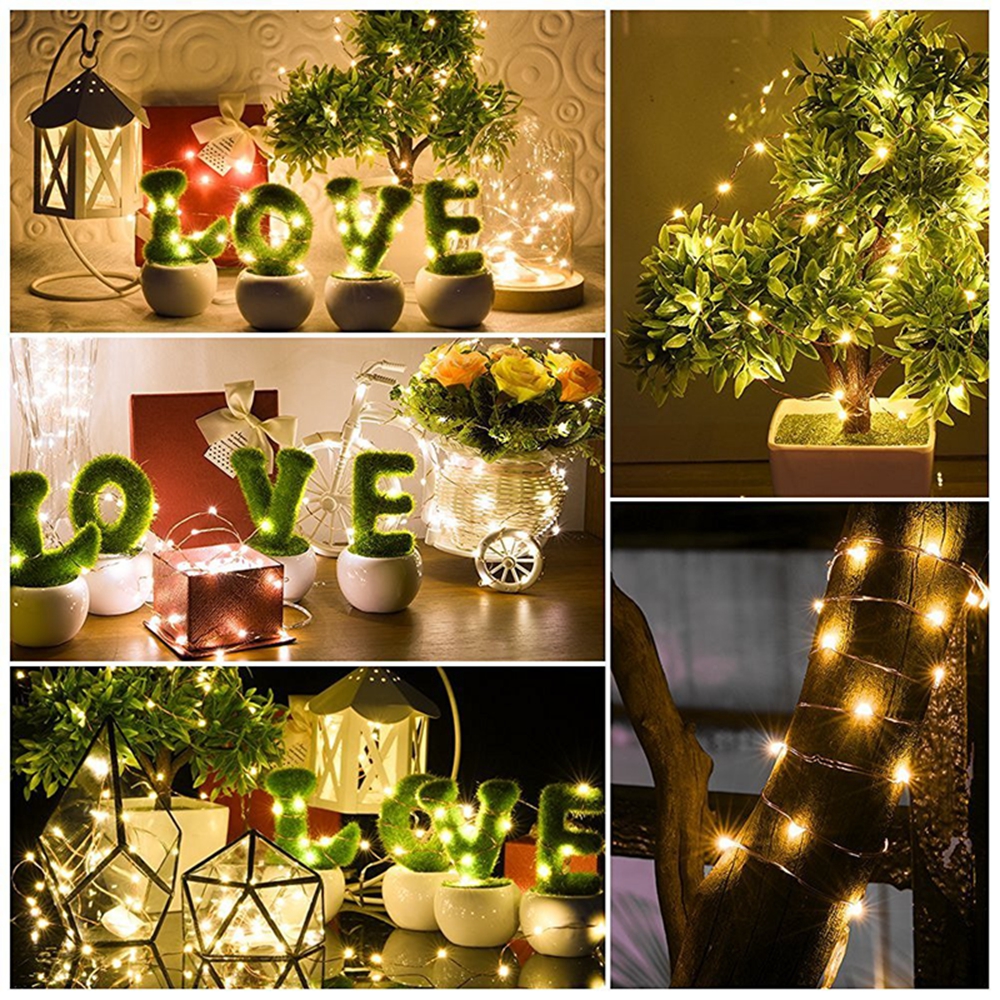 LED Garden Yard Solar Lamp String Lights 5M/10M/15M/20M 200 LEDs Fairy Holiday Christmas Party Garland Solar Garden Wate
