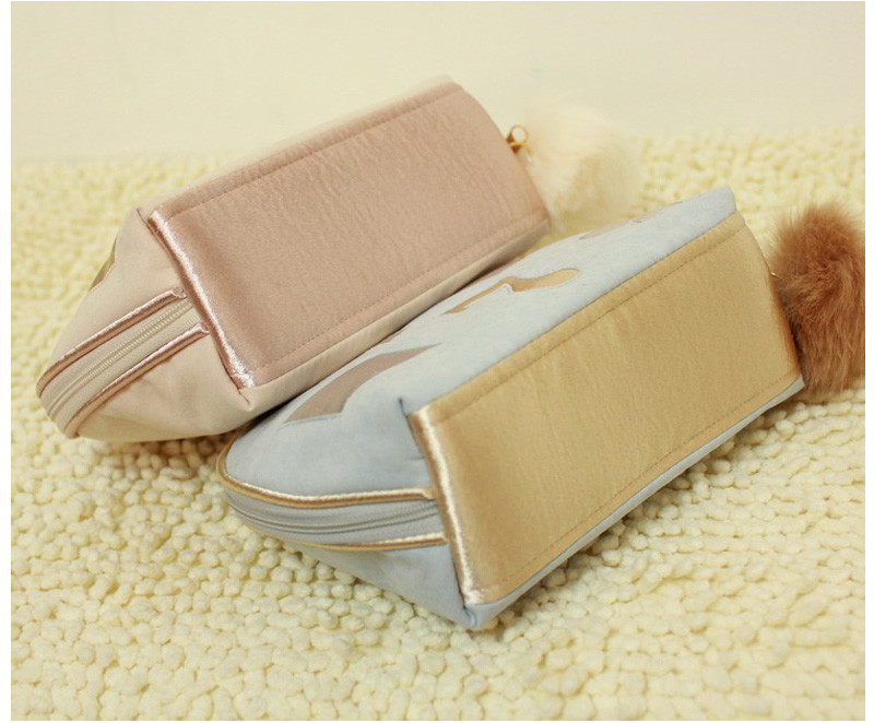 Embroidery Pattern Polyester Cosmetic Travel Bag